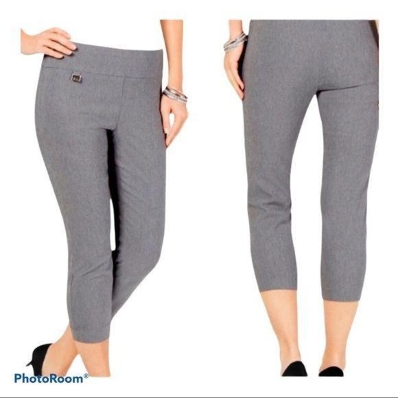 Alfani Tummycontrol Pullon Capri Pants 